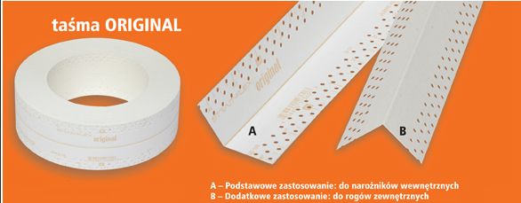 Taśma amerykańska ORIGINAL 30 mb G-K na rogi !!