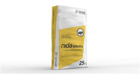 NIDA GŁADKA 25kg GIPS SZPACHLOWY