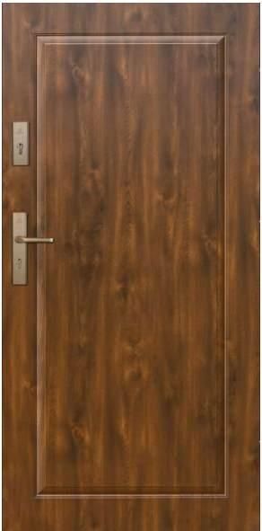 Drzwi zewnętrzne ACERO T21 (orzech, 90P) + ościeżnica symetryczna