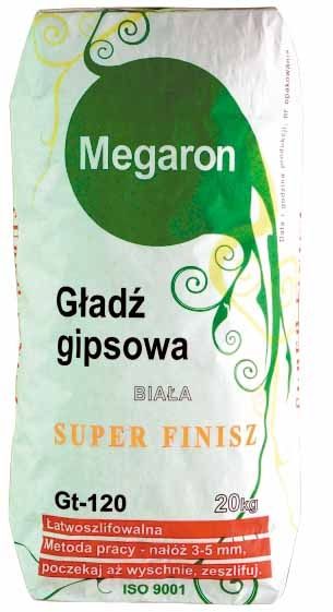 Gładź Megaron SUPER FINISZ 20 kg GT 120
