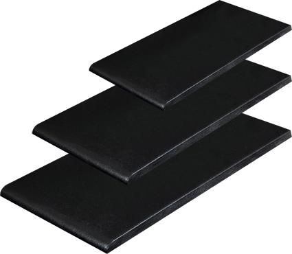 Parapet szkliwiony zewnętrzny CERRAD nero 350x148x13 cm
