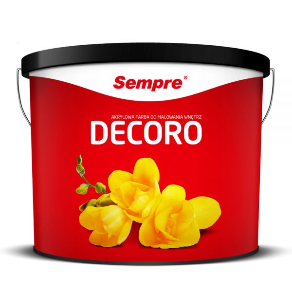 DECORO - Akrylowa farba wewnętrzna 10 l.