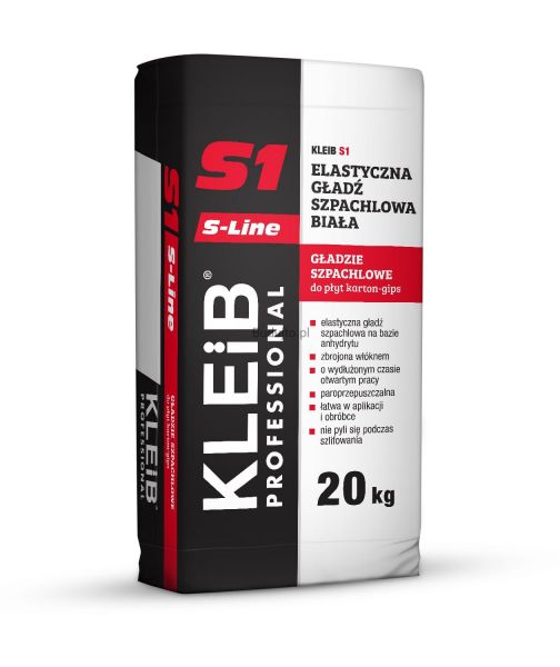 GŁADŹ SZPACHLOWA S1 KLEIB 20KG