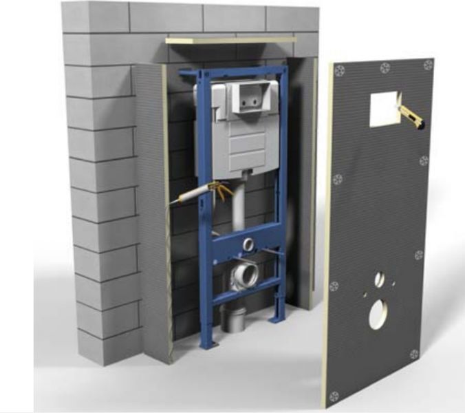 BOTAMENT uniwersalny zestaw zabudowy stelaża WC-Set