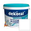 FARBA MALEINAK KOLOR ŚNIEŻNOBIAŁA ODPORNA NA WILGOĆ DO KUCHNI I ŁAZIENEK 3L FIRMY DEKORAL 