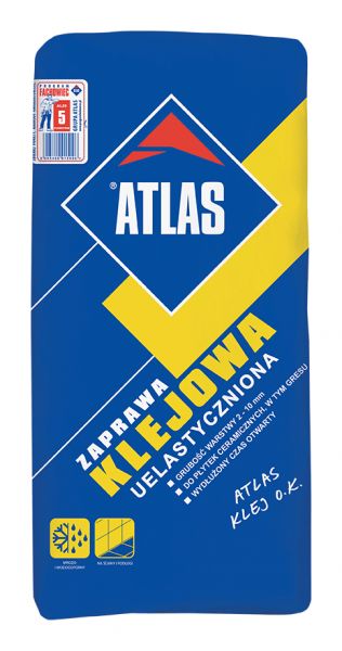 Atlas uelastyczniony 25kg klej do płytek