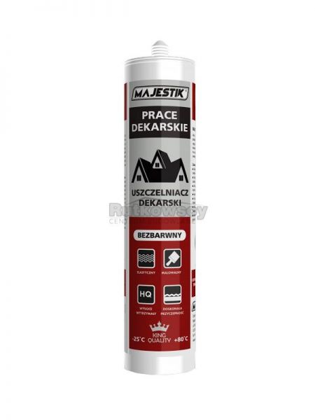 Uszczelniacz dekarski MAJESTIK 300 ml bezbarwny