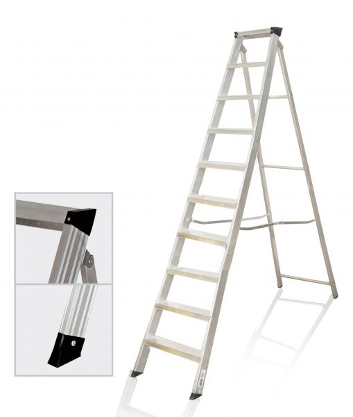 DRABINA ALUMINIOWA PRZEMYSŁOWA SHR-PROFI 810