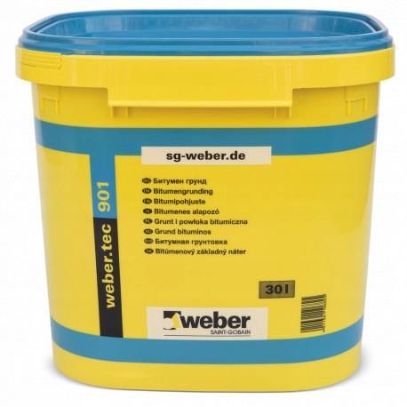 Emulsja bitumiczna WEBER tec.901 30l czarny