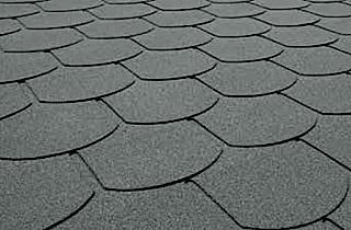 Gont bitumiczny MATIZOL karpiówka ciemny grafit