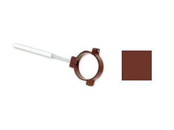 Uchwyt rury KACZMAREK z tworzywa 75/8x220 mm brąz